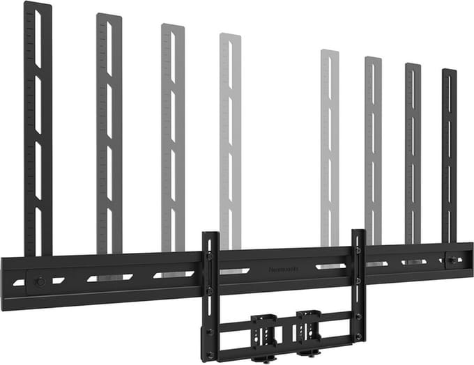 Neomounts mounting kit - for video bar - universal - black - Max 10 kg - recommended for 43"-110"