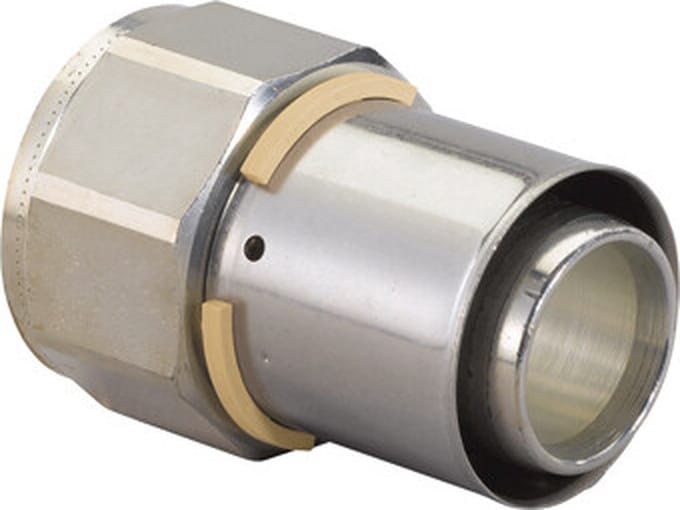 Uponor S-Press schroef koppeling - pe/alu - pers x binnendraad - 40mm x 1-1/2