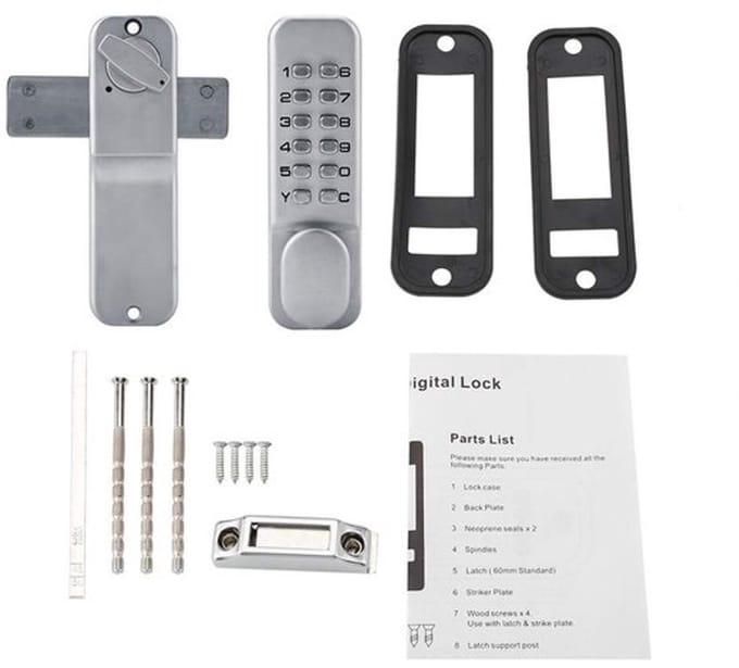 Allecto - Code-combinatie Cam Deurslot - Veiligheidsslot