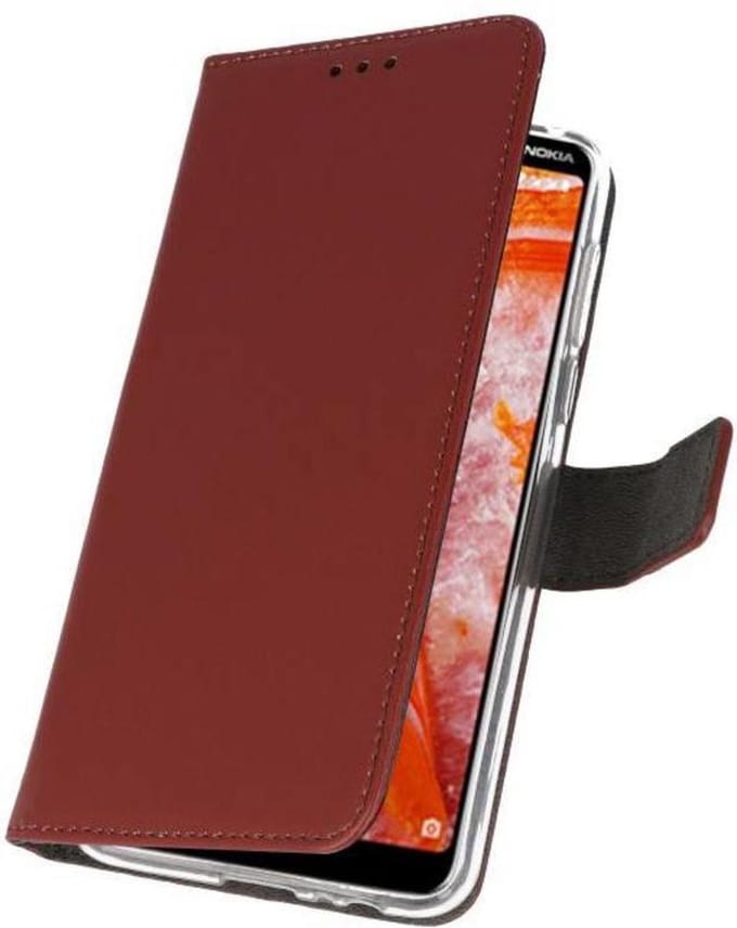 Bestcases Pasjeshouder Telefoonhoesje Nokia 3.1 Plus - Bruin