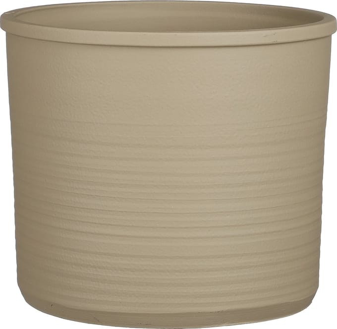 Mica Decorations Momo Bloempot - H25 x Ø28 cm - Taupe