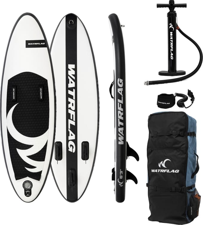 Watrflag Wave Rider 6'3 Set - 190 cm - Opblaasbaar Surf - Bodyboard 190
