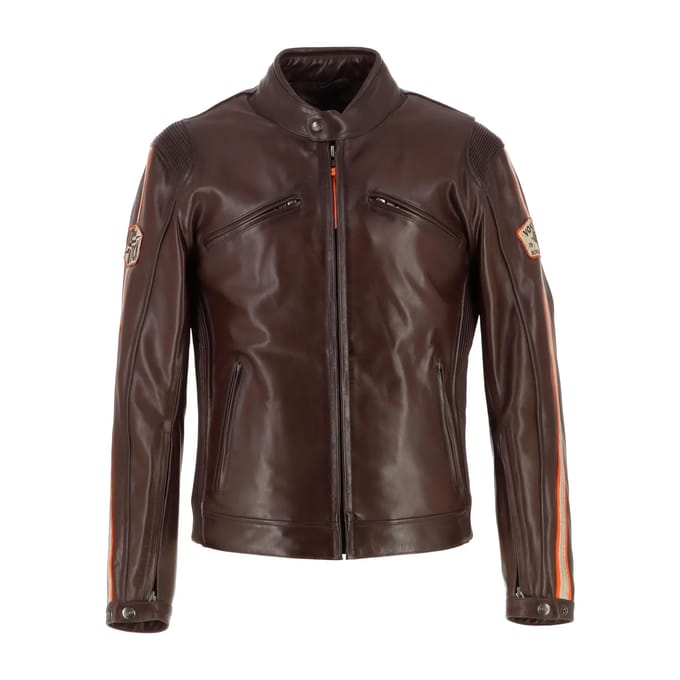 Motor leren jas Von Dutch Fast