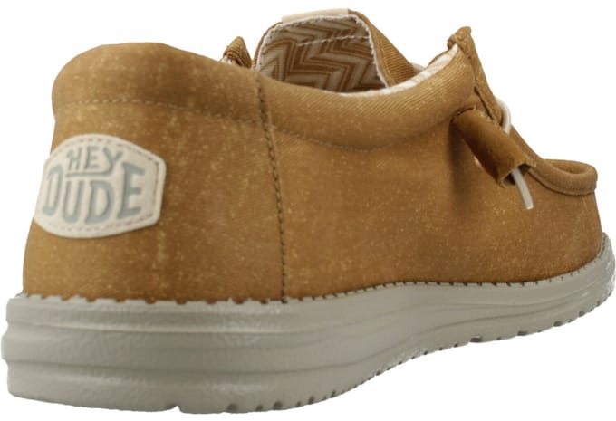 HEY DUDE WALLY STRETCH CANVAS Lichtbruin 43 EU