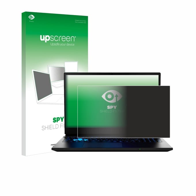 upscreen - privacyscherm voor MEDION Erazer Deputy 15 P1 - privacy filter screenfilter Blauwlichtfilter