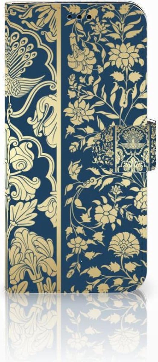 Samsung Galaxy S9 Plus Hoesje Beige Flowers