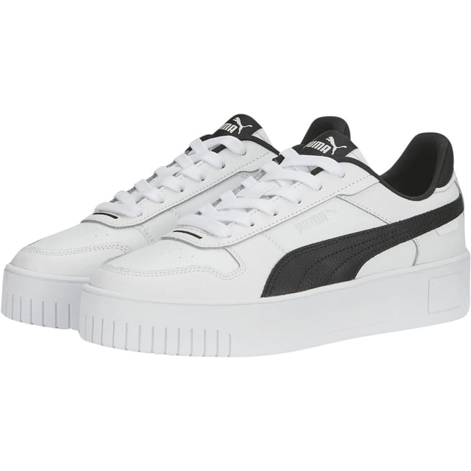 PUMA Carina Street Dames Sneakers - Wit/Zwart