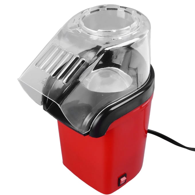 Elektrische popcornmachine, afneembare, efficiënte kleine hetelucht-popcornmachine voor thuisfeesten L gray