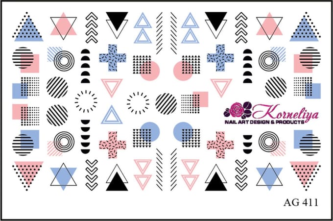 Korneliya Airbrush Waterdecal AG 411