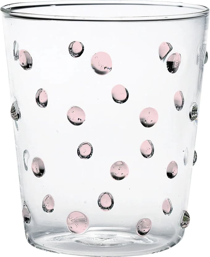 Zafferano Party Water glazen - Roze - 6 Stuks