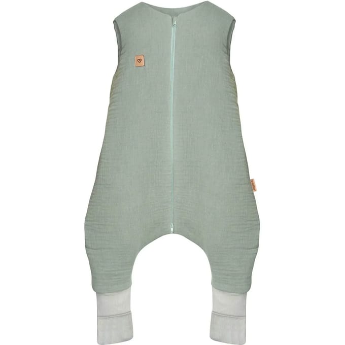 Zaffiro Muslin Slaapzak met Poten Malaga Mint 2-4 jaar (1.5 TOG)