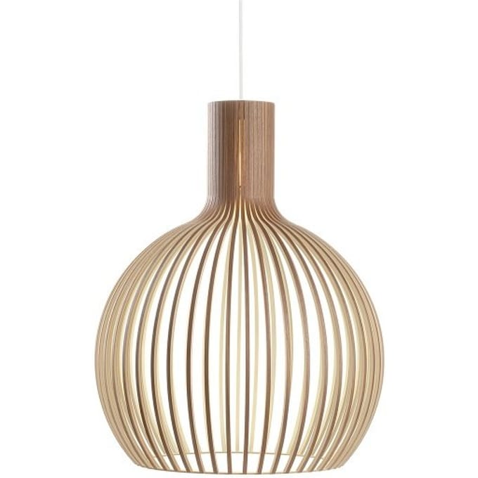 Secto - Octo 4240 pendellamp - walnotenhout - bruin