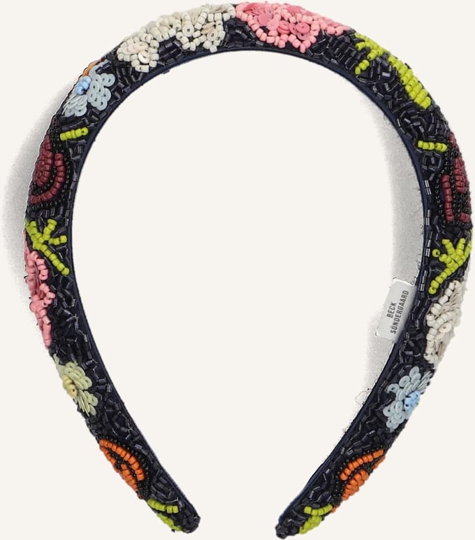 Becksondergaard Fleuriora Wide Beaded Hairbrace Haaraccessoires Dames - Multi - Maat ONESIZE