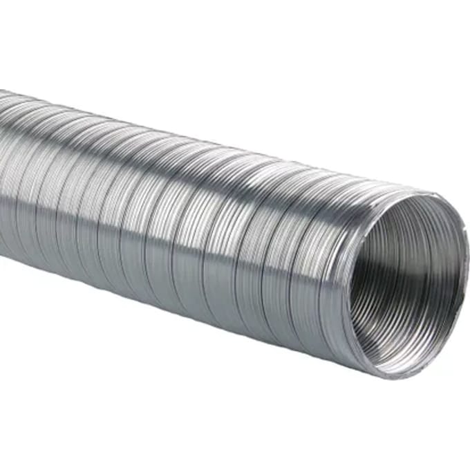 Renson Flexibele Buis Semidec Aluminium 1500mm Ø110mm