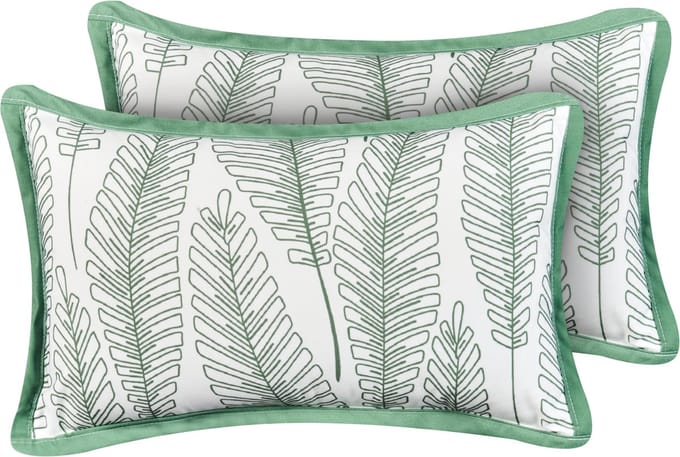 MEADOW - Set van 2 tuinkussens - Groen - 30 x 50 cm- Polyester