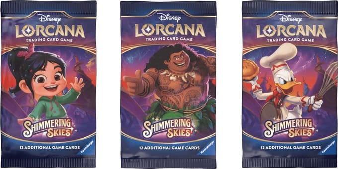 Disney Lorcana TCG - Shimmering Skies - Sleeved Booster pack (1 stuk)