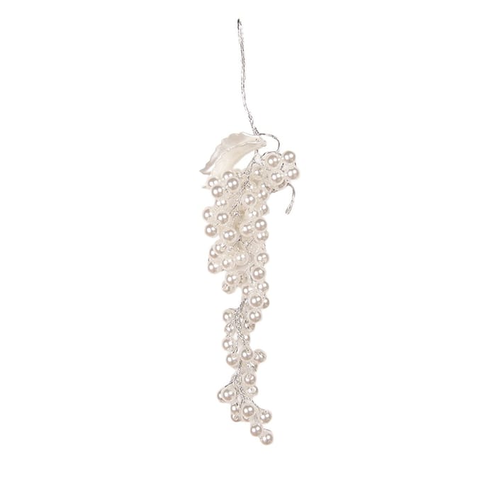 Clayre & Eef Hanger 4x2x15 cm Wit Kunststof