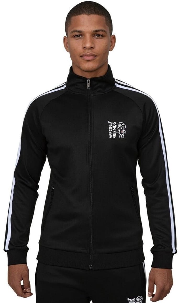 Wrong Friends Milazzo Track Jacket – Trainingsjas – Regular Fit – Heren - Zwart
