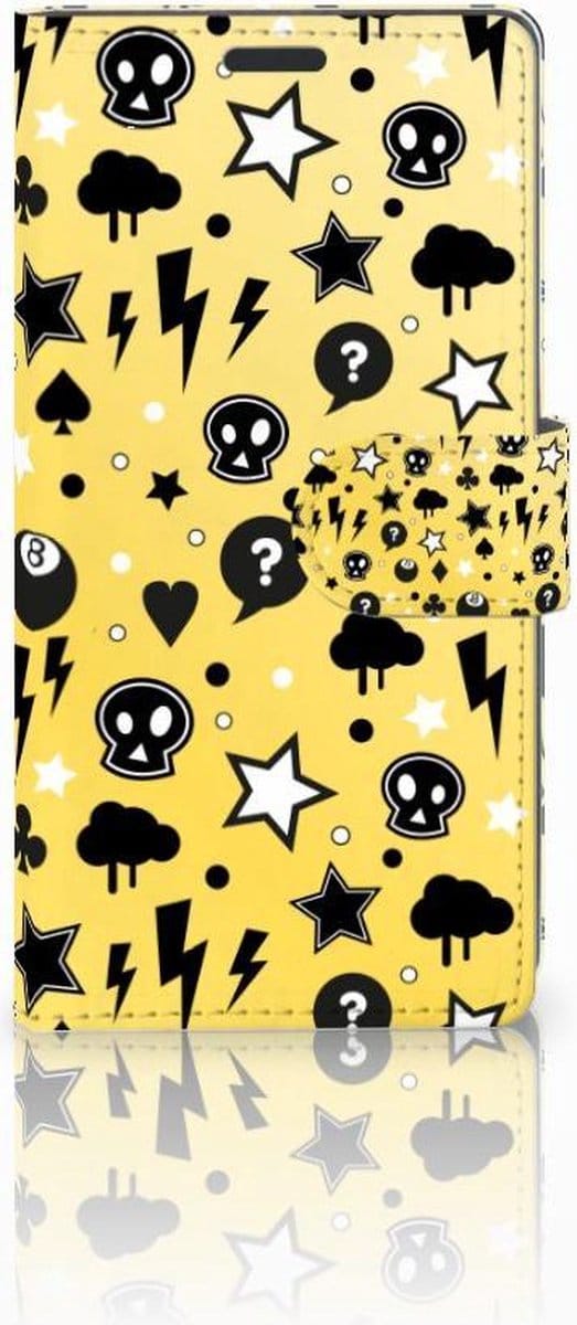 Telefoonhoesje met Naam Sony Xperia Z3 Punk Geel