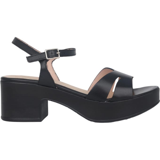 Wonders Elara - dames sandaal - Zwart - maat 35 (EU) 2 (UK)