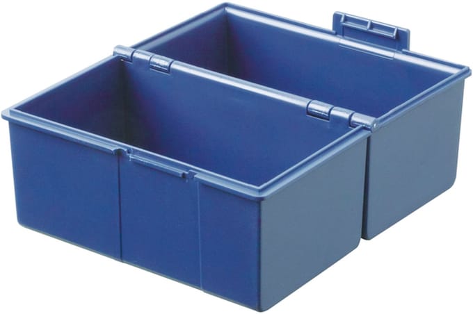 Kaartenbak HAN breed A6 kunststof blauw