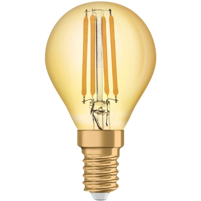 Radium LED Essence sfeer E14 2,5W druppel goud