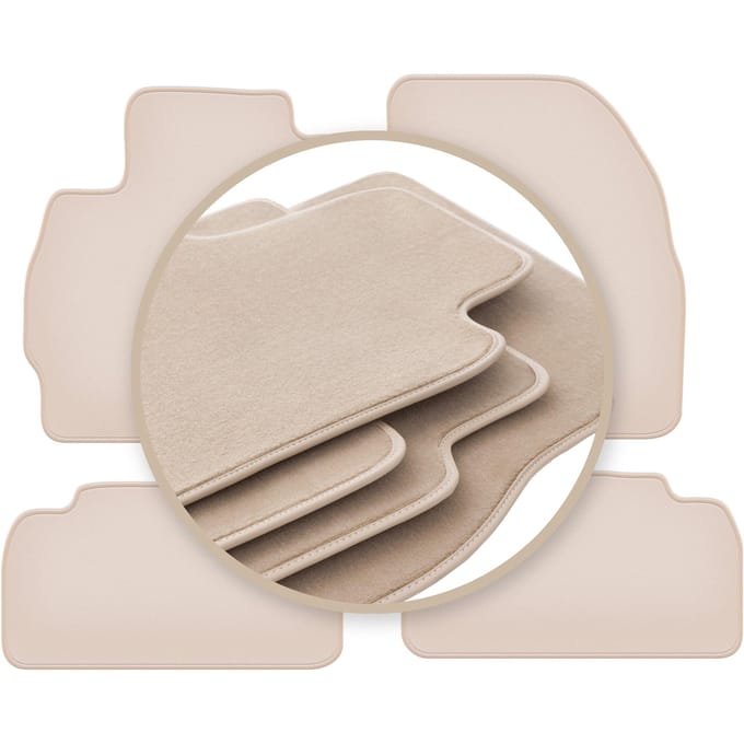 PREMIUM beige vloermatten voor: Mazda Premacy III minivan 2010-