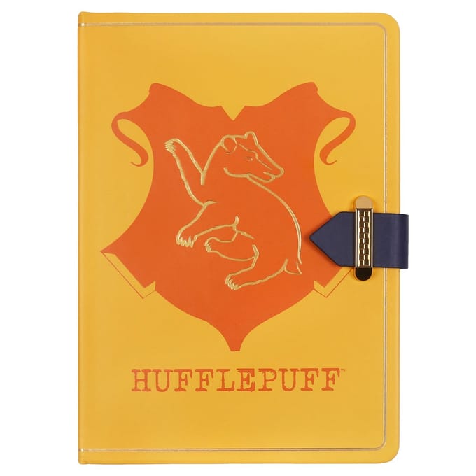 Geel gebonden notitieboek A5 - HUFFLEPUFF Harry Potter