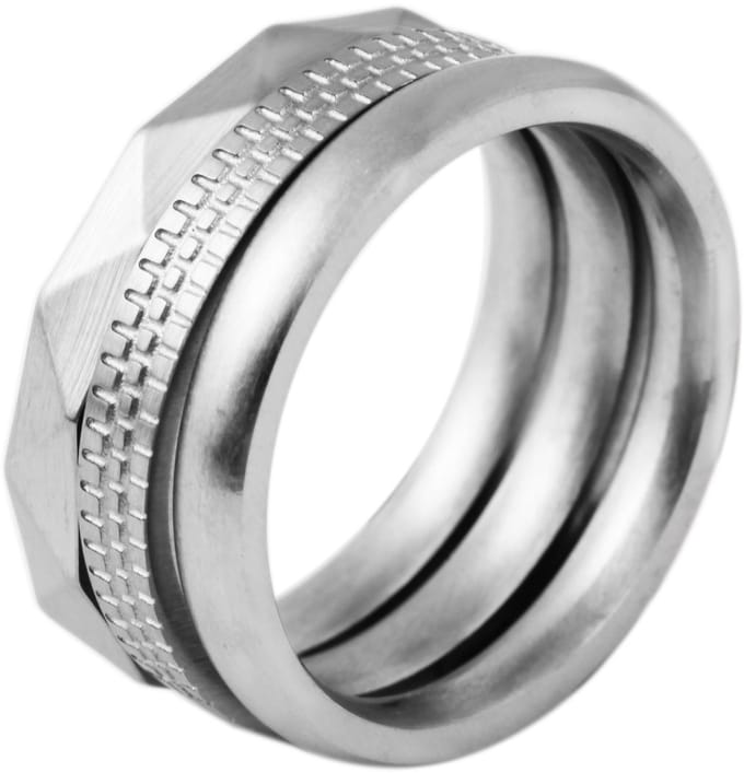 AKZENT Akzent dames ring Dacia, zilverkleurig, duurzaam