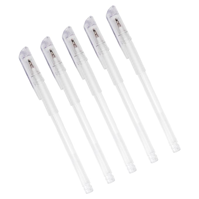 10pcs Marqueur de Positionnement Beauté Lavable Tatouage Peau Sourcil Microblading Stylo Marqueur Blanc blanc