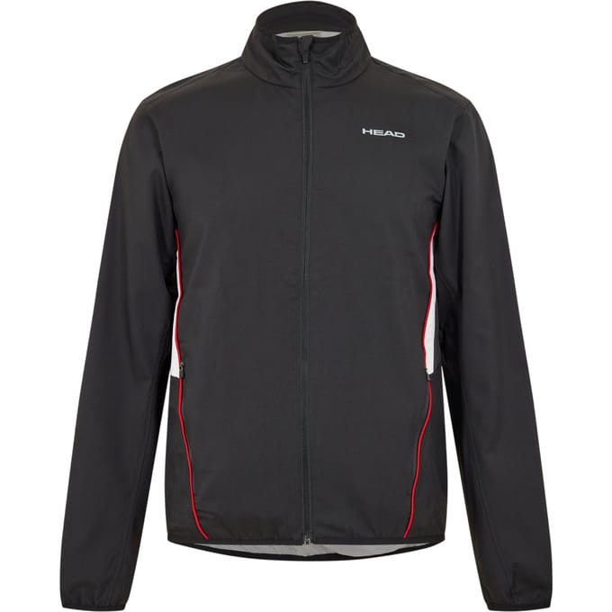 Head Heren Zip Pocket Regular Track Jacket (Zwart)