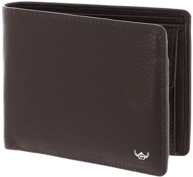 Golden Head Leren portemonnee Capri RFID Protect Scheintasche 1138 Dunkelbraun donkerbruin
