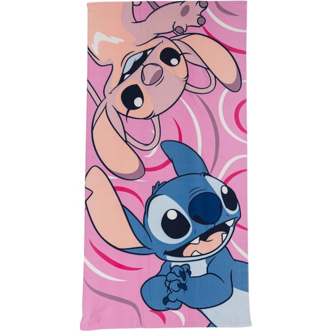 Angel strandlaken roze 70 x 140 cm Polyester
