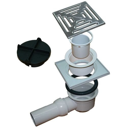Megabad Profi Collection Drain horizontal DN40 for shower boards STDBA003