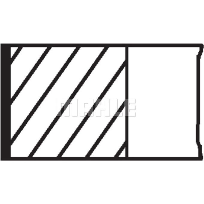 Zuigerveren set MAHLE 008 56 N0