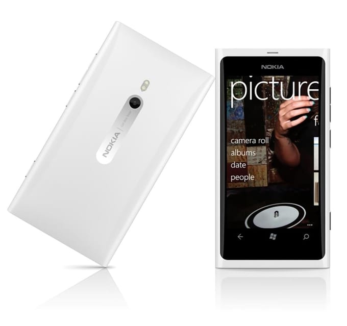 Téléphone Mobile Nokia Lumia 800 3G WIFI GPS Appareil Photo 8MP Reconditionné Avec 1 SIM Simple Set blanc