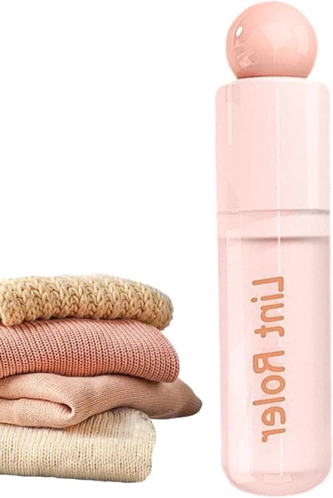 Pluisroller Uittrekbaar - Haarverwijderaar Kleding - Kleding Verzorgen - 2-in-1 Rol & Schraper - 14.3 cm - Roze