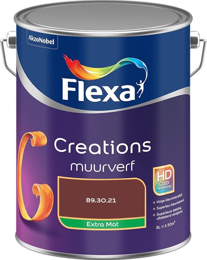 Flexa - Creations Muurverf Extra Mat - B9.30.21 - Mengverf - 5 L
