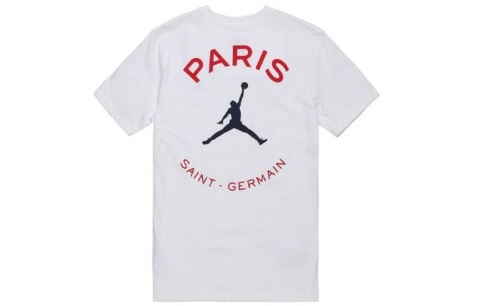 Jordan Paris Saint Germain Logo T-shirt S beige