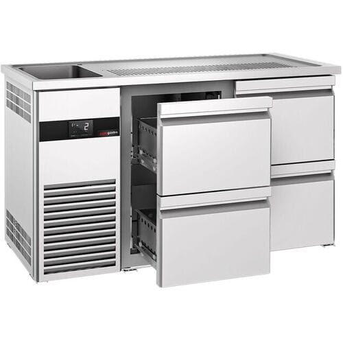 GGM Gastro Biertheke PREMIUM - 1550x700mm - 4 Schubladen