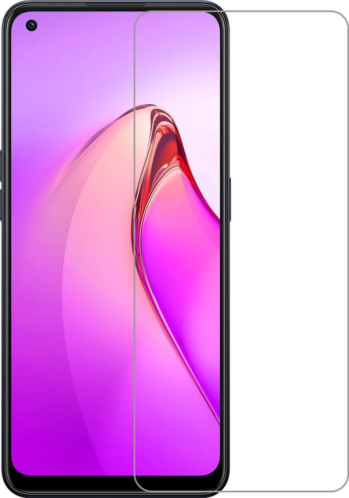 Screenprotector - Geschikt voor OPPO Reno 8 - Extra Sterk - Gehard Glas - Beschermglas - Tempered Glass - Screen Protector