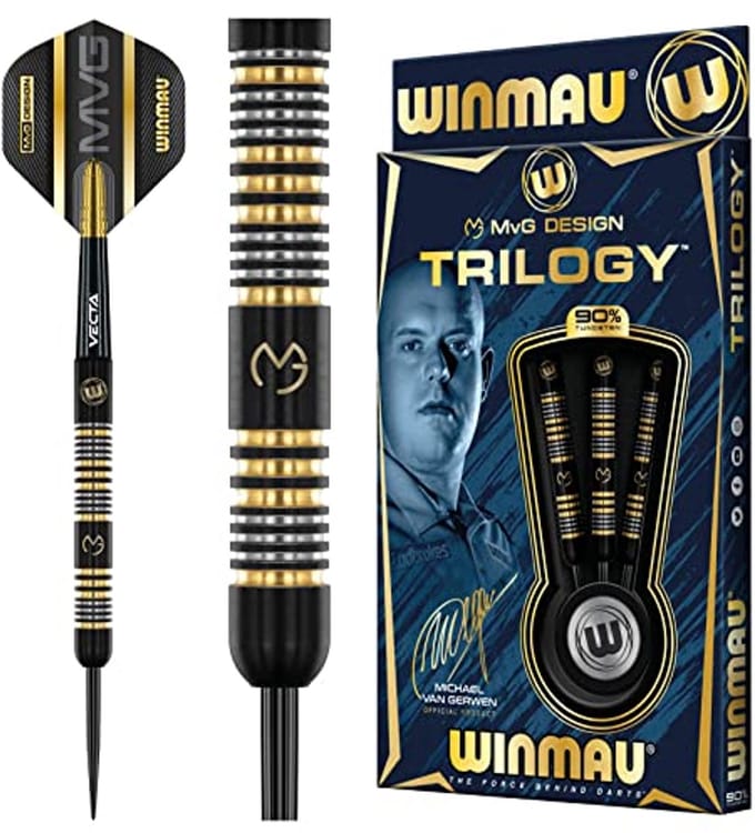 Professionele Steeltip Tungsten Darts Set 24 Gram met Flights en Stems