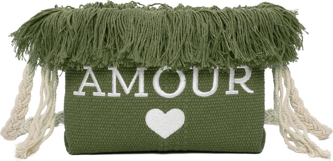 Ines Delaure - crossbodytas - amour - kaki