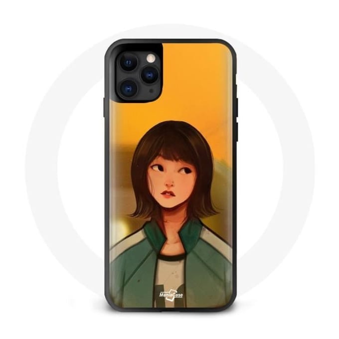 Coque Iphone 11 - Maniacase - Squid Game - Souple - Noir - Mixte