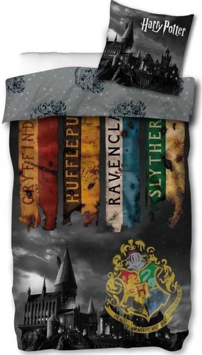 Harry Potter - Dekbedovertrek - 140x200Cm - Eenpersoons – Katoen