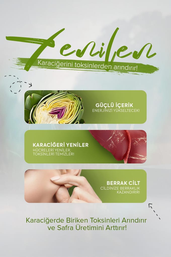 Lever Detox - Een voedingssupplement dat glutathion, mariadistel en artisjok bevat 1 PRC