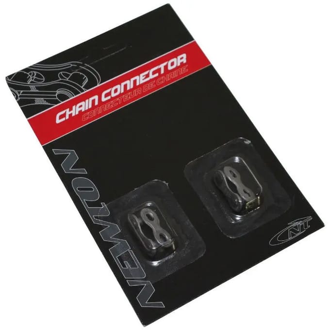 Set van 2 roestvrije kettingverbinders (snelsluiting) Newton Shimano-Sram 7-8 v