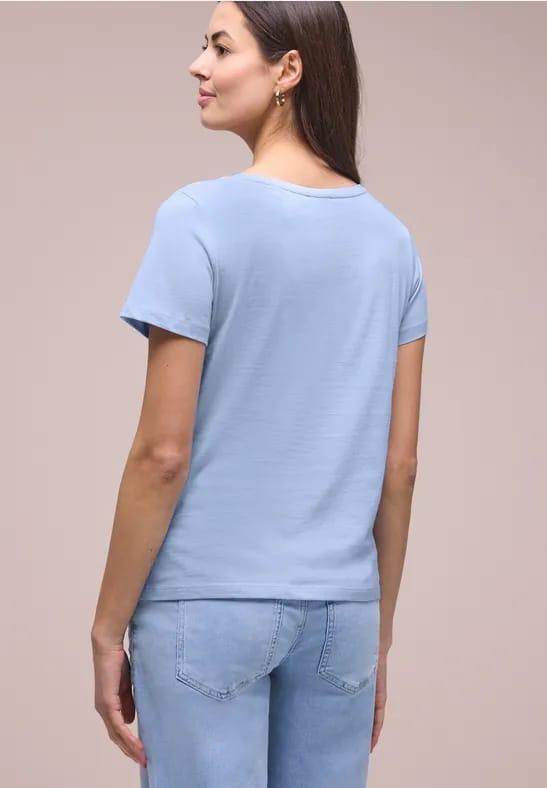 Shirt met schelpenprint