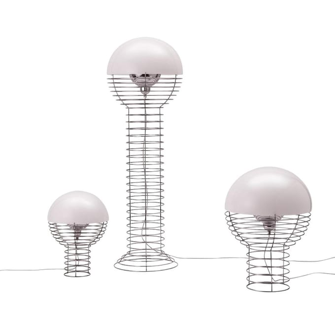 Verpan Wire vloerlamp - wit