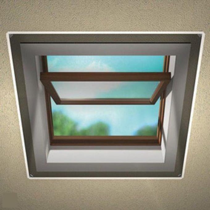 Easy-2-fit Dakraam Insecten hor - 120 x 140 cm - Wit-hor-raamhor